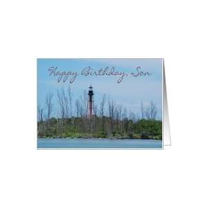  Son, Lighthouse, Anclote Key, Tarpon Springs, FL. Card Toys & Games