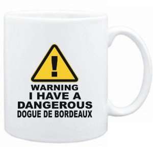 Mug White  WARNING : DANGEROUS Dogue de Bordeaux  Dogs:  