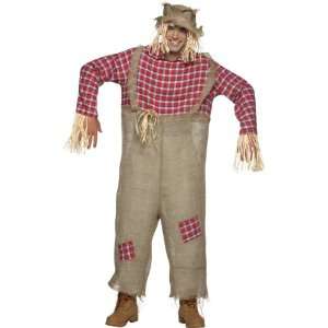 Lets Party By Rasta Imposta Mr. Scarecrow Adult Costume / Brown   Size 