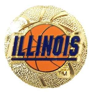  Illinois Basketball Pin