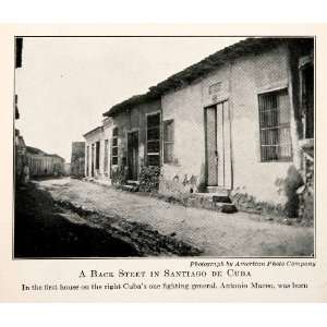  1910 Print Street Santiago De Cuba Antonio Maceo Born 