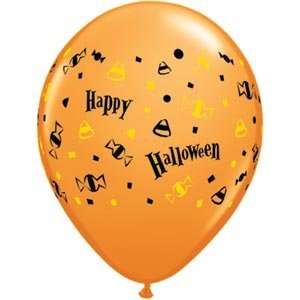  Candy & Treats Halloween Balloons 100/pkg: Toys & Games