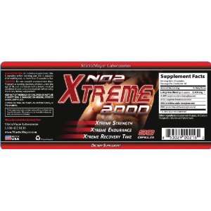 NO2 Xtreme 2000   Increase Lean Muscle Mass   90 Capsules  