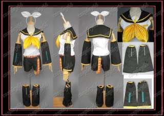 VOCALOID 2 Rin Kagamine Cosplay Costume Custom Any Size  