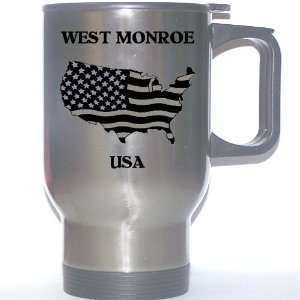  US Flag   West Monroe, Louisiana (LA) Stainless Steel Mug 