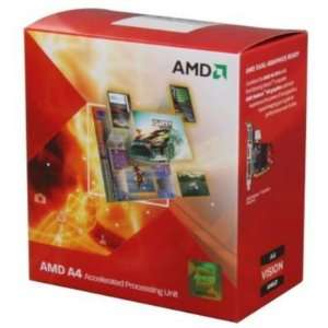  AMD AD3400OJGXBOX A4 3400 Fusion 2.70GHz Socket FM1 65W 