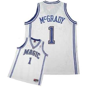   Magic #1 Tracy McGrady White Swingman Jersey