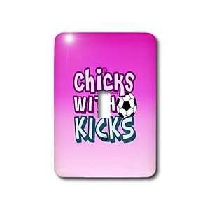  Deniska Designs Soccer   Chicks with Kicks on Pink   Light 