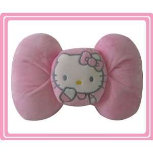   : Hello Kitty Sanrio Bows Head Neck Pillow Cushion   Pink: Automotive