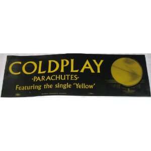  COLDPLAY Parachutes Release Date Banner: Everything Else