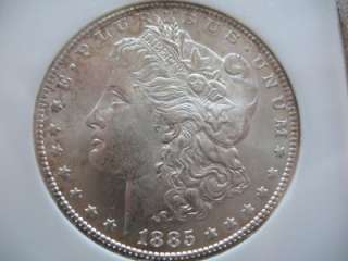 NGC, MS65,1885 CC, Morgan Silver Dollar,VAM 2A, Dash 8  