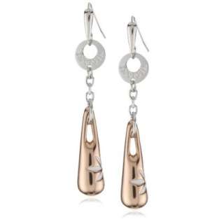 Invicta Incanto 18k Rose Gold Plated Drop Earrings   designer shoes 