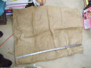 Vintage Burlap Bag /Croker Sack, Hand sewed edgeshuge  