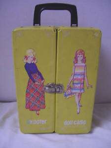 Vintage 1965 Barbie Doll Skooter Doll Case Mattel  