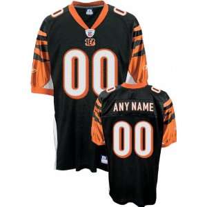   Black Authentic Jersey: Customizable NFL Jersey: Sports & Outdoors