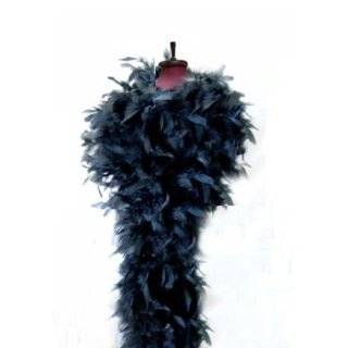 Large Long 100g Black Feather Chandelle Boa for Costume, Party 