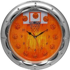  13 Inch Basketball Wall Clock   Quartz Movement Sports 