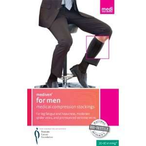  Mediven for Men 20 30 mmHg Knee High Support Socks Health 