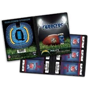  Personalized San Diego Chargers NFL Ticket Album: Sports 