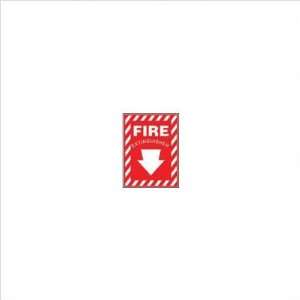 Inc MFXG22VP X 10 Red And White Plastic Value Extinguisher Sign Fire 