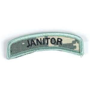   Matrix Janitor Tab Velcro Backed Morale Patch (ACU)
