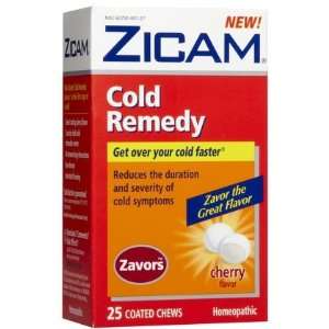  Zicam Cold Remedy Zavors Cherry 25 ct. (Quantity of 4 