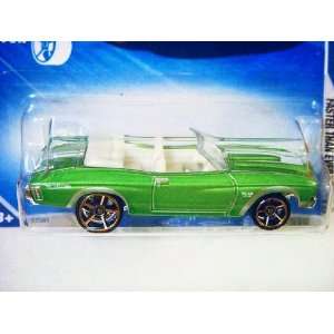 Hot Wheels 70 1970 Green Convertible Chevy Chevelle 2010 Faster Than 