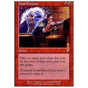   the Gathering   Final Fortune   Seventh Edition   Foil Toys & Games