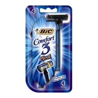 BIC Comfort 3 Advance Pivot Triple Blade Disposable Shaver 