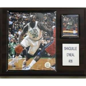  Boston Celtics Shaquille ONeal 12x15 Player Plaque 