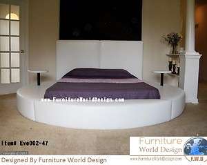 Queen Size Round Bed with 2 Night tables 722301115565  