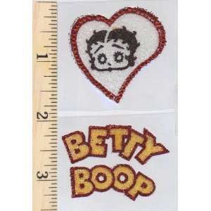  Betty in Heart and Name Glitter Sticker 