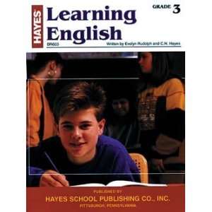   Learning English Grade 3  86 page 8.5 X 11 Workbook: Toys & Games