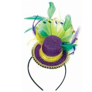 Mardi Gras Mini Hat Headband