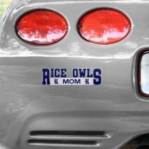  NCAA Rice Owls Mom Car Decal: Sports & Outdoors