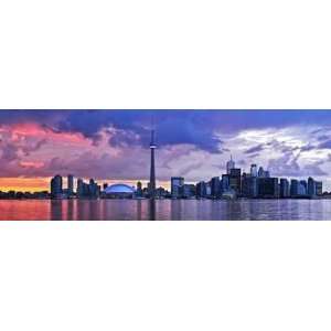  Toronto Skyline   Peel and Stick Wall Decal by Wallmonkeys 