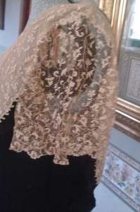 VINTAGE 1920s Chiffon SILK and Lace Drop Waist FLAPPER Dress  