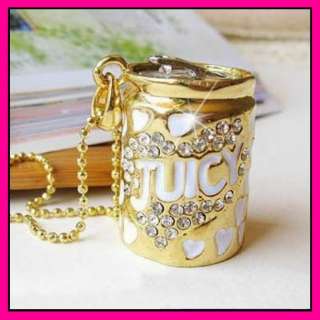 make something especially for you crystal encrusted juicy can necklace
