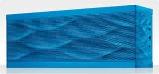 The Jawbone JAMBOX in blue  the first intelligent wireless speaker and 