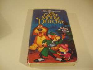   Mouse Detective VHS Classic Movie Film Disney 717951360038  