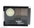 NYX Eyebrow Cake Powder TAUPE/ASH w/ Wax Compact Brushes New Not 