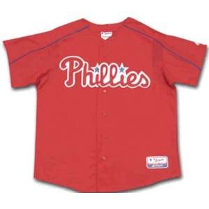   Phillies Red MLB Batting Practice Jersey: Sports & Outdoors