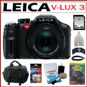  Leica V LUX 3 12.1MP Digital Camera with 24x Super 