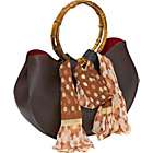 Bamboo 54 Rubber Bag With Scarf $60.00
