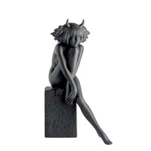   Royal Copenhagen Zodiac Taurus Female Black Figurine