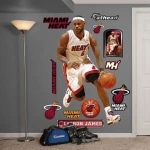  LeBron James Home Miami Heat Fathead NIB: Everything Else