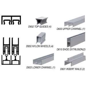  Anodized 48 Deluxe Packaged Track Assembly D603 Upper and D601 Rail 