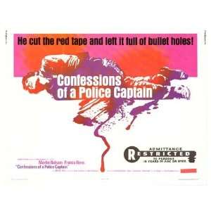  Confessions Of A Police Captain Movie Poster, 28 x 22 