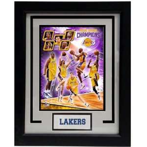  2009 Los Angeles Lakers Photograph in an 11 x 14 Deluxe 