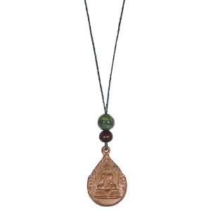  Buddhist Medallion & Rainforest Mala Bead Amulet 